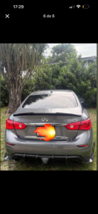 2017 Infiniti Q50 red sport 7,500 precio fijo