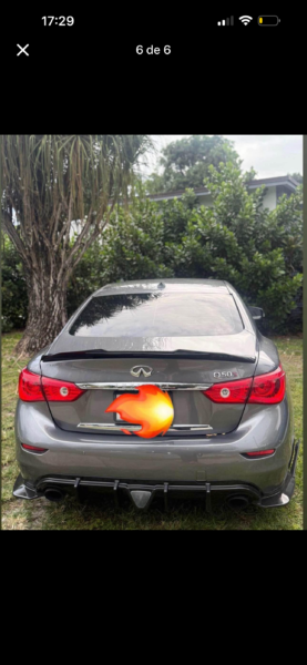 2017 Infiniti Q50 red sport 7,500 precio fijo