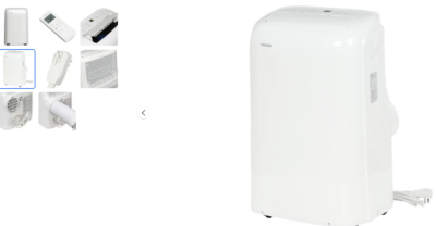 AC Portatil Toshiba 7000 BTU $200