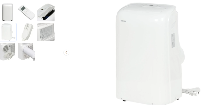 AC Portatil Toshiba 7000 BTU $200